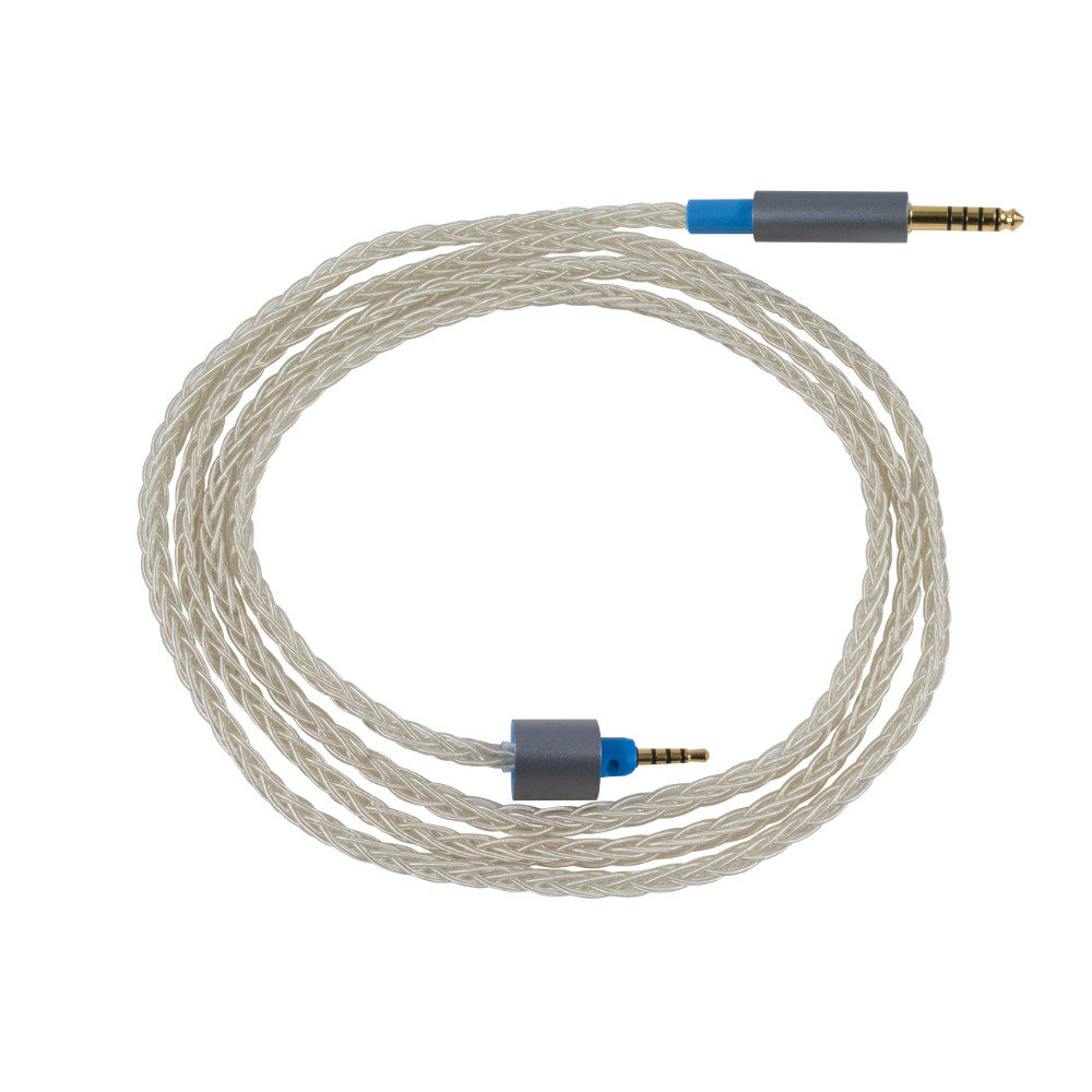 DEKONI AUDIO デコニオーディオ Ensemble Cables HP-Split 4.4mm-52” シルバー CBZ-HP-52-TW-4.4 モジュラーヘッドフォンケーブル