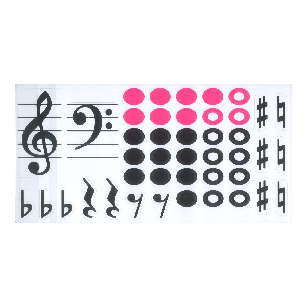 音符マグネット 2色 ヤマハミュージックメディア