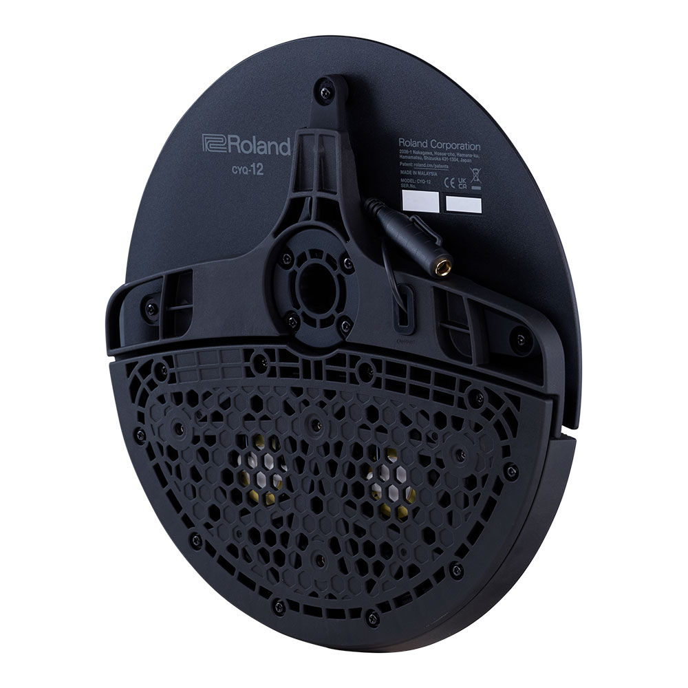 ROLAND CYQ-12 V-Drum シンバルパッド V-Drums Quiet Design Vドラムクアイエット ローランド 裏面