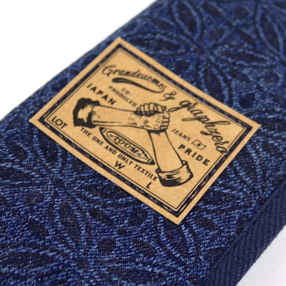 スティックケース Grande uomo グランデウオモ 花火模様 デニム ドラム スティックバック パッチ