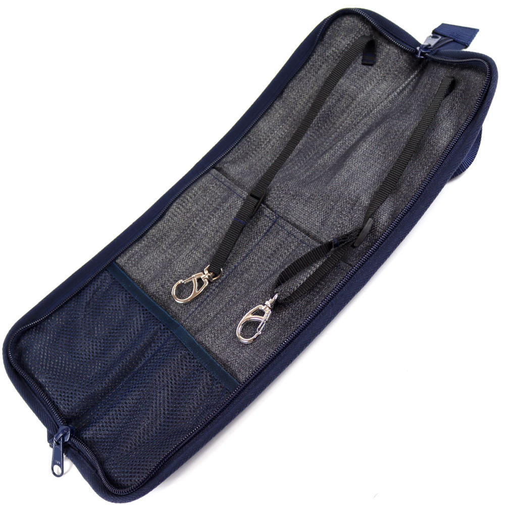 スティックケース Grande uomo グランデウオモ 左綾織(ひだりあやおり) デニム ドラム スティックバック 内部