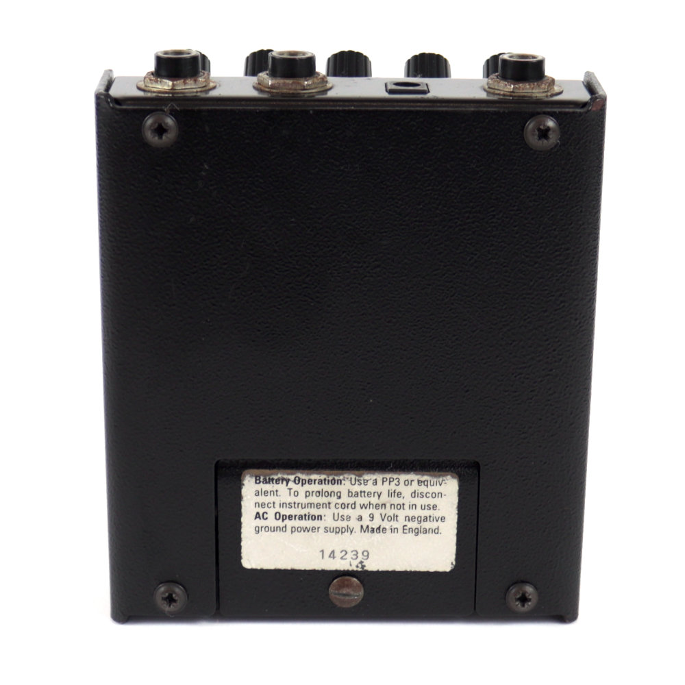 【中古】 オーバードライブ エフェクター MARSHALL マーシャル The Guv’nor FP-01 ギターエフェクター 裏面