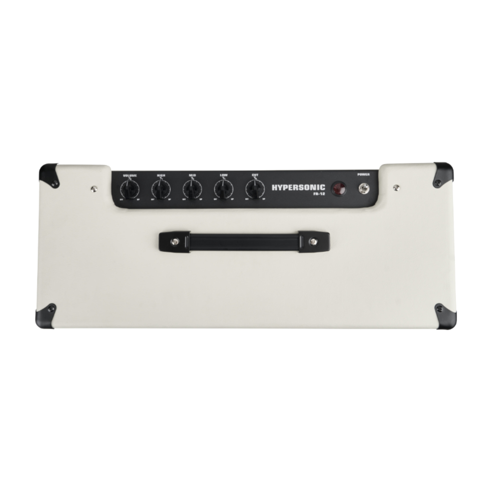 EVH イーブイエイチ Hypersonic FR-12 Ivory 100V JPN パワーアンプ内蔵 フラットレスポンス フルレンジパワードスピーカー トップ画像