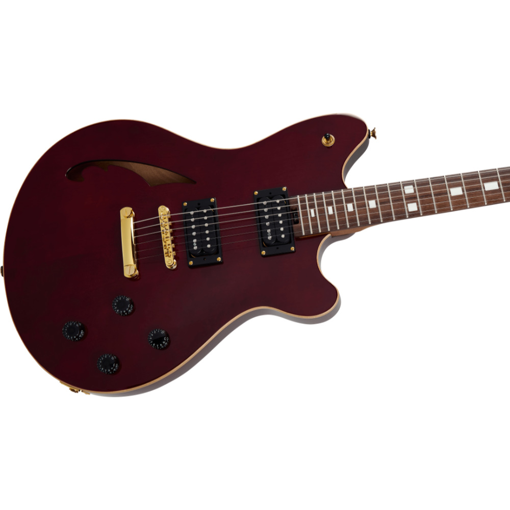 EVH イーブイエイチ SA-126 STANDARD Wine Red エレキギター ボディ斜めアングル画像