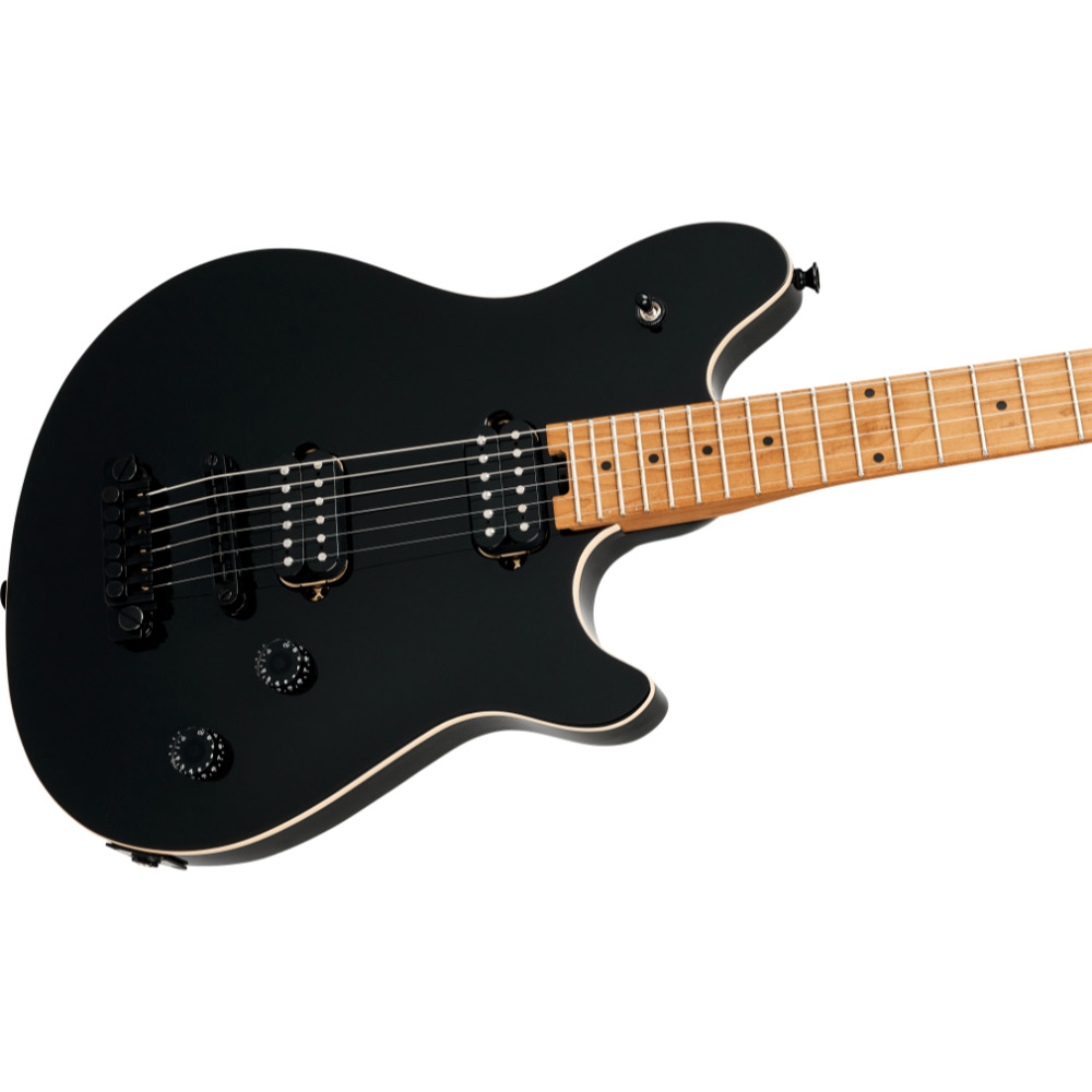 EVH イーブイエイチ Wolfgang Special TOM Gloss Black エレキギター ボディ斜めアングル画像