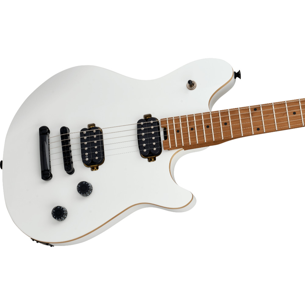 EVH イーブイエイチ Wolfgang Standard T.O.M. Cream White エレキギター ボディ斜めアングル画像