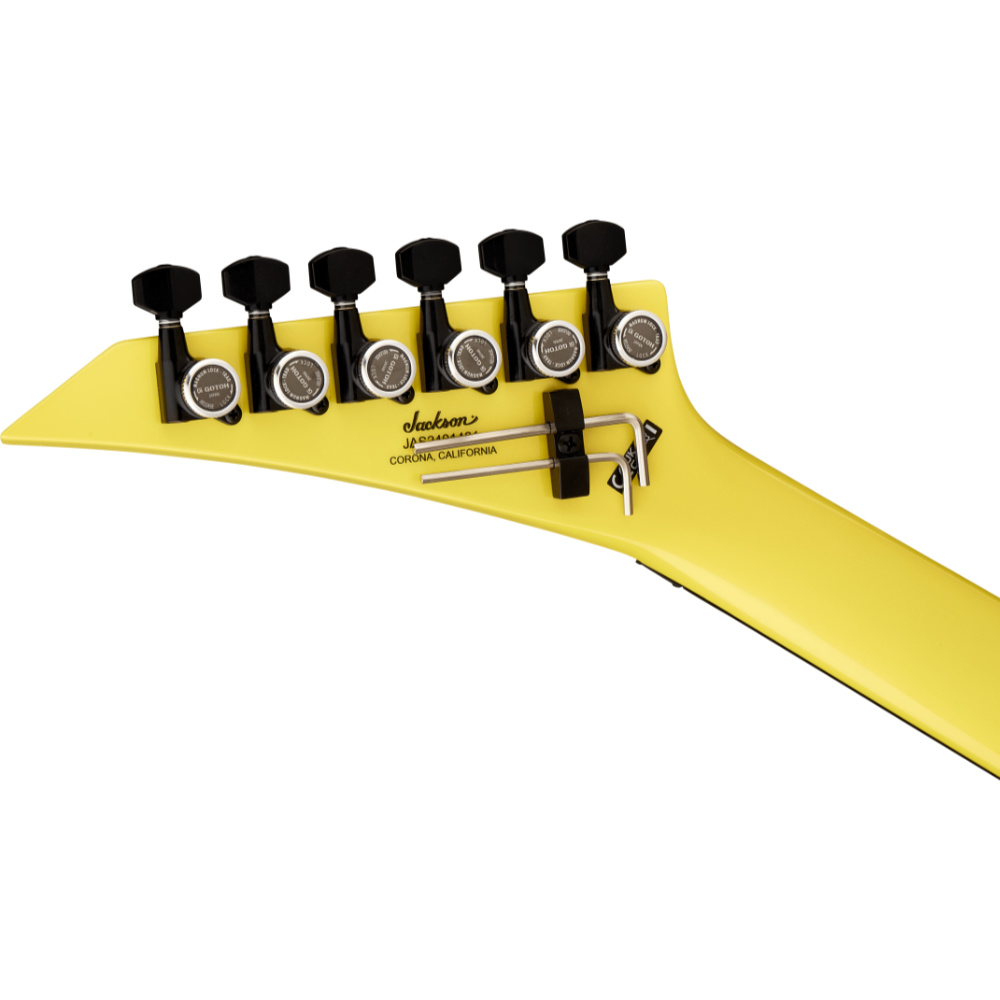 Jackson ジャクソン American Series Soloist SL2 DX Lemon Ice エレキギター ヘッドバック画像