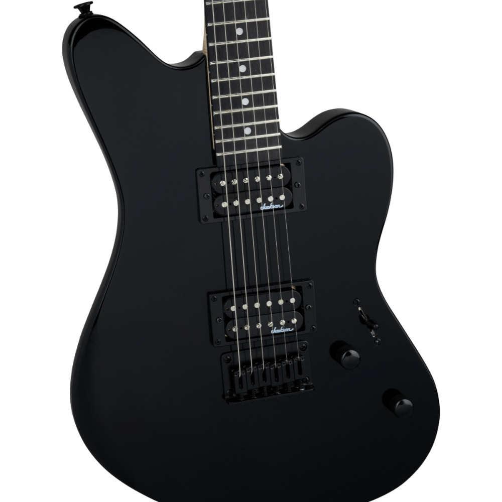 Jackson ジャクソン JS Series Surfcaster JS22 HT Gloss Black エレキギター ボディ画像