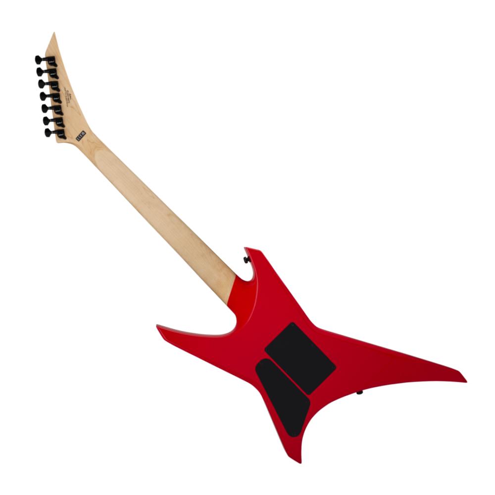Jackson ジャクソン Pro Series Signature Dave Davidson Warrior WR7 EB Ferrari Red 7弦エレキギター バック画像