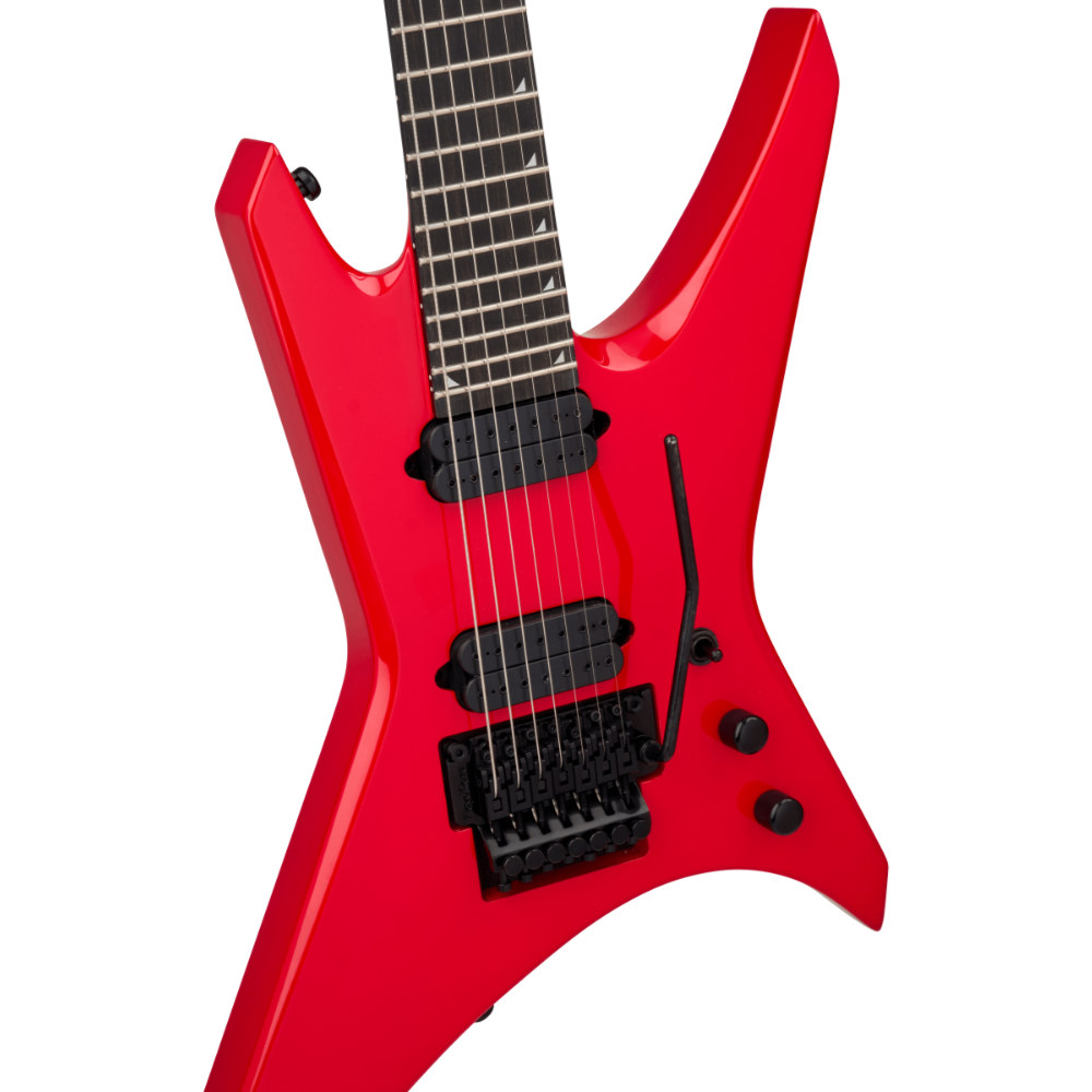Jackson ジャクソン Pro Series Signature Dave Davidson Warrior WR7 EB Ferrari Red 7弦エレキギター ボディ画像