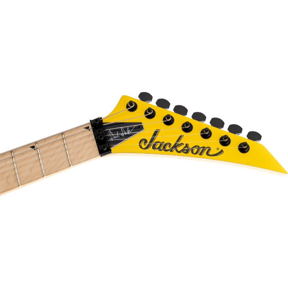 Jackson ジャクソン Pro Series Signature Dave Davidson Warrior WR7 MPL Ferrari Yellow 7弦エレキギター ヘッド画像