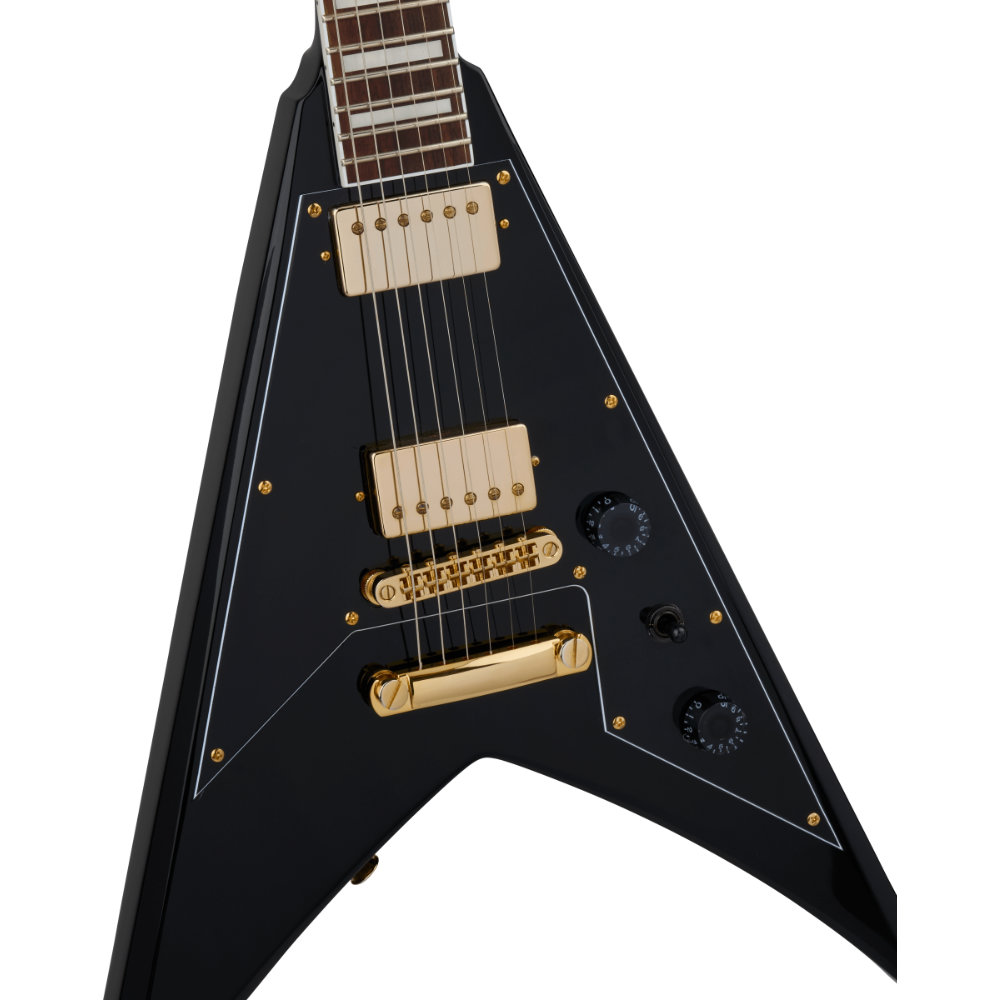 Jackson ジャクソン X Series Signature Scott Ian King V KVXT Gloss Black エレキギター ピックアップ、ブリッジ、コントロール