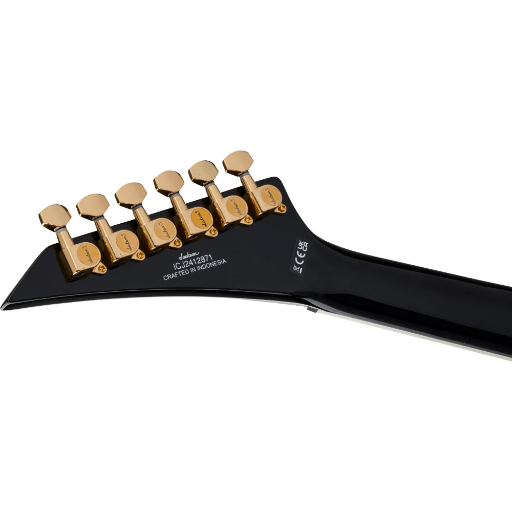 Jackson ジャクソン X Series Signature Scott Ian King V KVXT Gloss Black エレキギター ヘッド裏