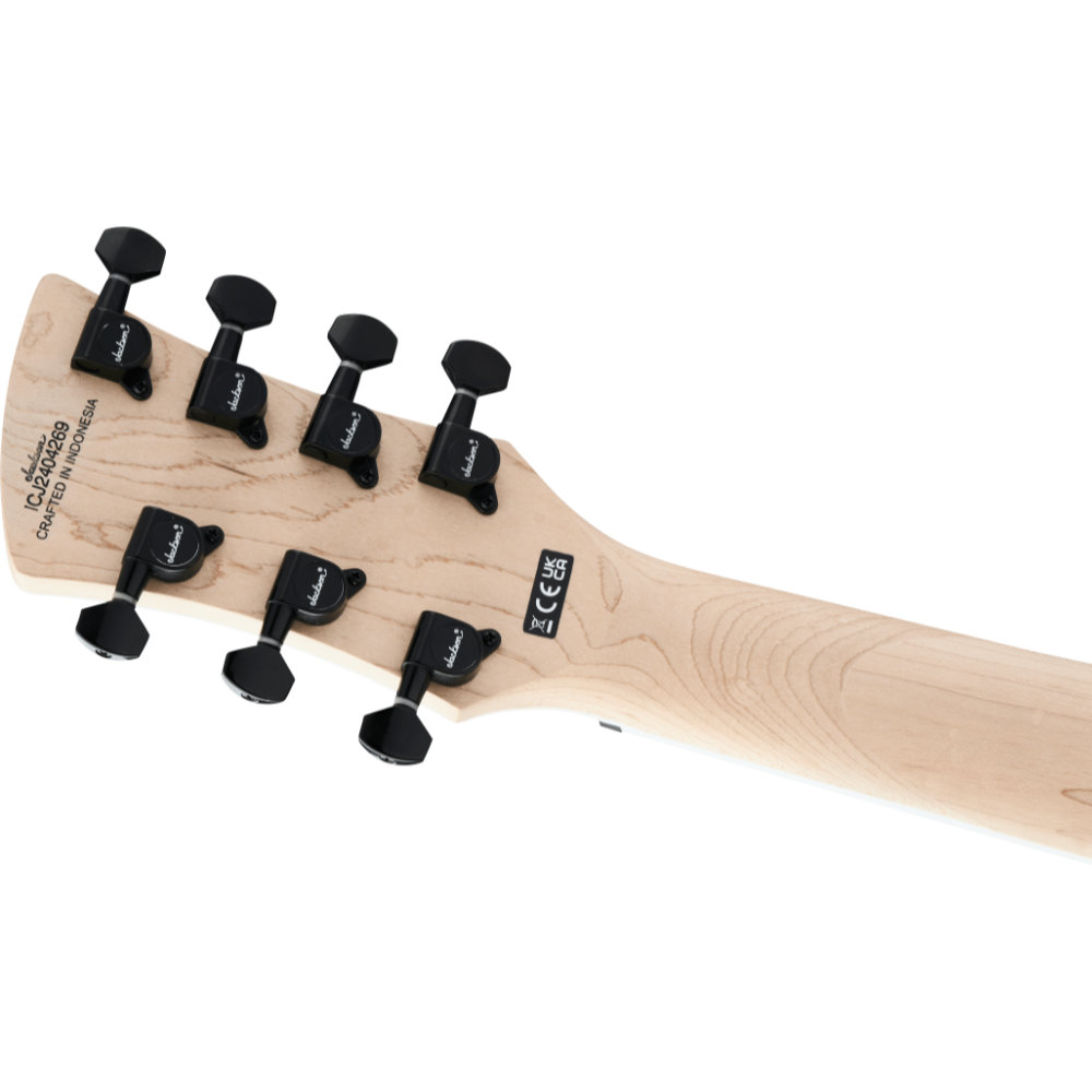 Jackson ジャクソン X Series Surfcaster SF HT7 Metallic Black 7弦エレキギター ネック裏