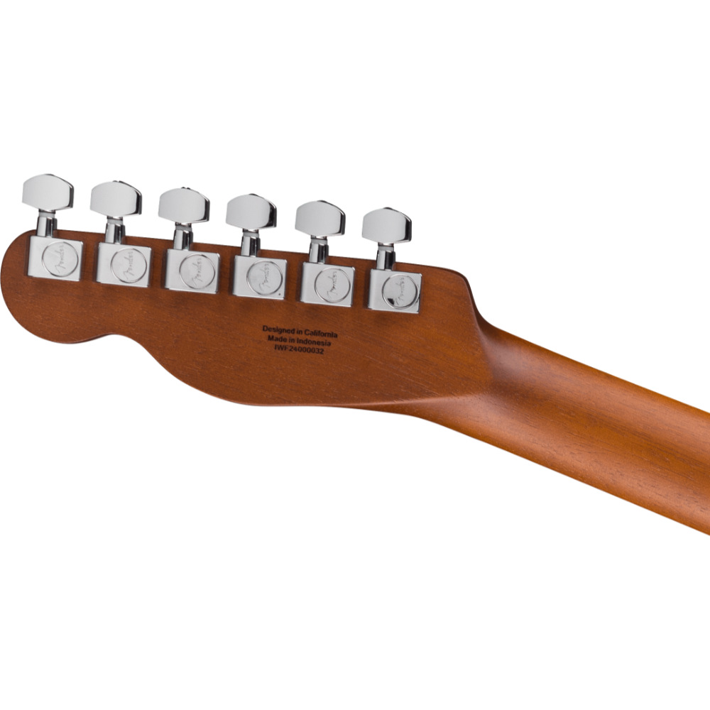 Fender フェンダー Acoustasonic Standard Telecaster Honey Burst エレクトリックアコースティックギター ヘッドバック画像