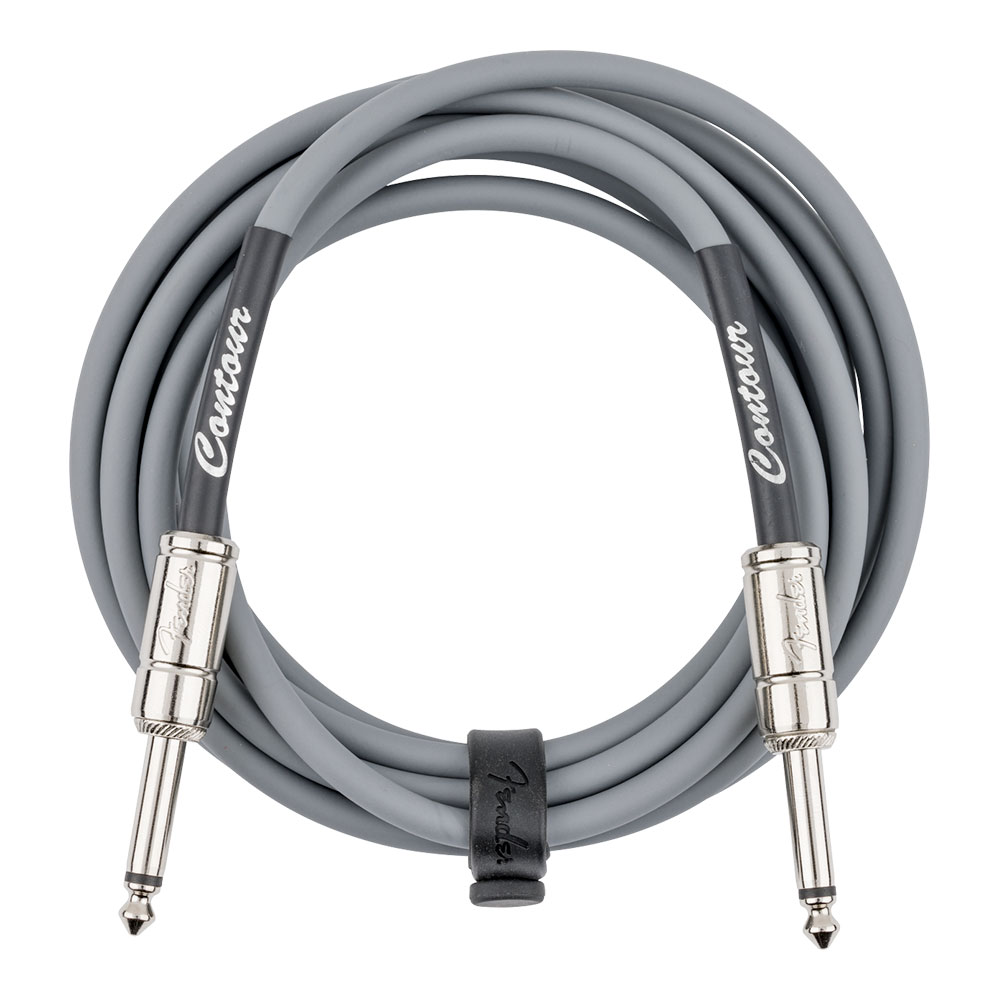 Fender フェンダー Contour 10ft(約3m) Cable Inca Silver ギターケーブル 全体