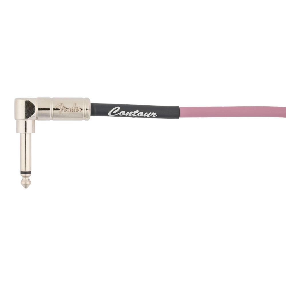 Fender フェンダー Contour 30ft（約9m） Coiled Cable Burgundy Mist カールコード ギターケーブル L型プラグ