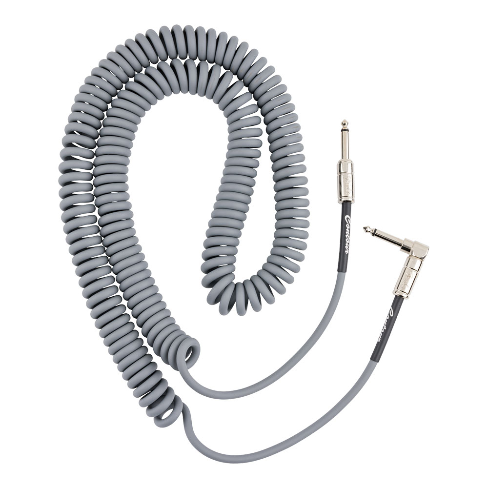 Fender フェンダー Contour 30ft（約9m） Coiled Cable Inca Silver カールコード ギターケーブル