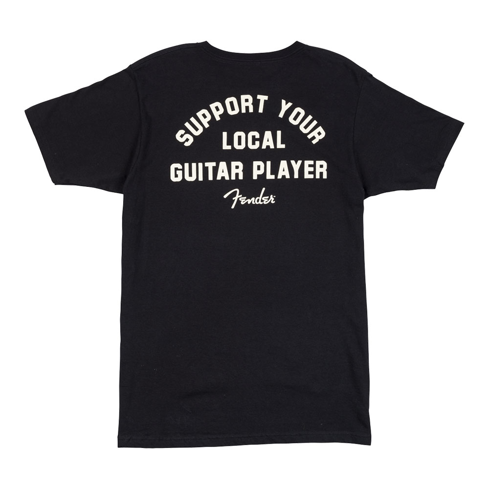 Fender フェンダー Support Your Local Guitar Player Tee Black XXLサイズ Tシャツ 半袖 背面