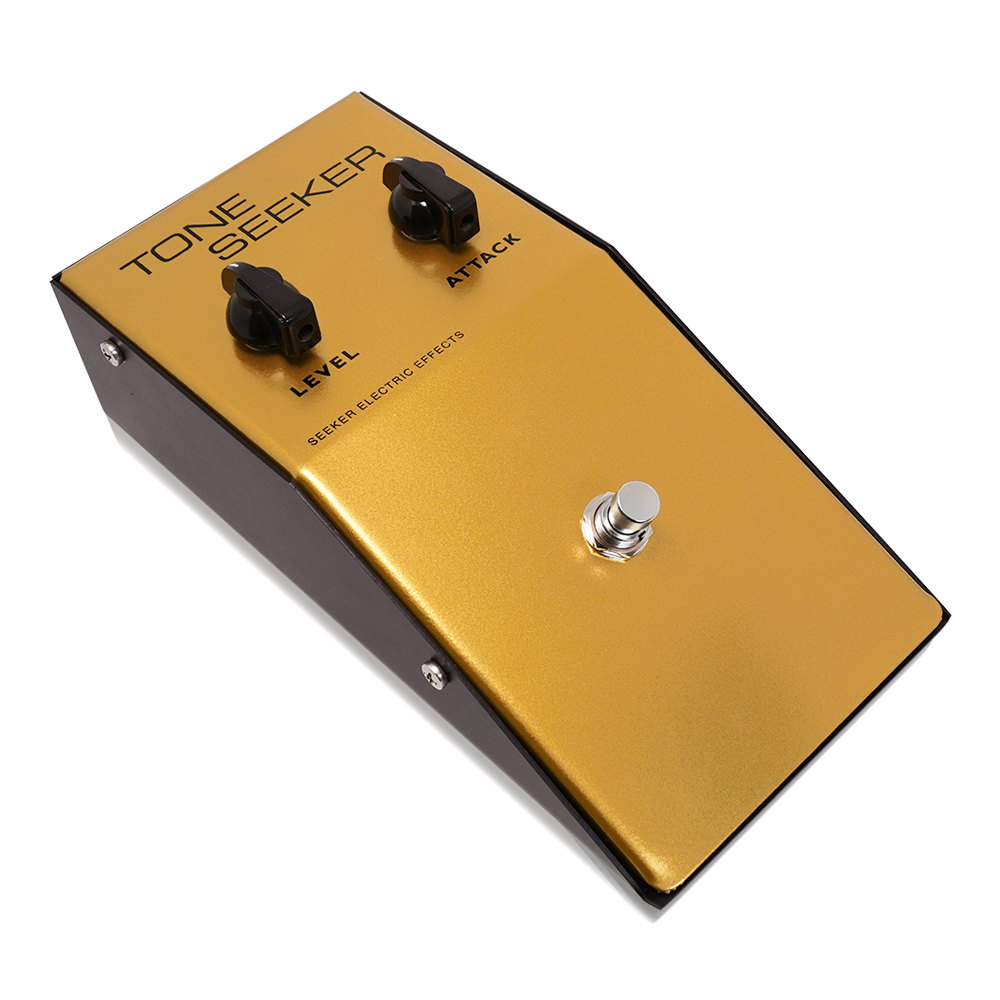 Seeker Electric Effects シーカーエレクトリックエフェクツ Vintage Custom Series TONE SEEKER ファズ ギターエフェクター 斜めアングル画像
