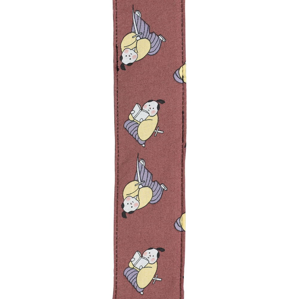 ARIA アリア SPS-2400SA RD サムライ柄 ギターストラップ かわいいサムライ柄