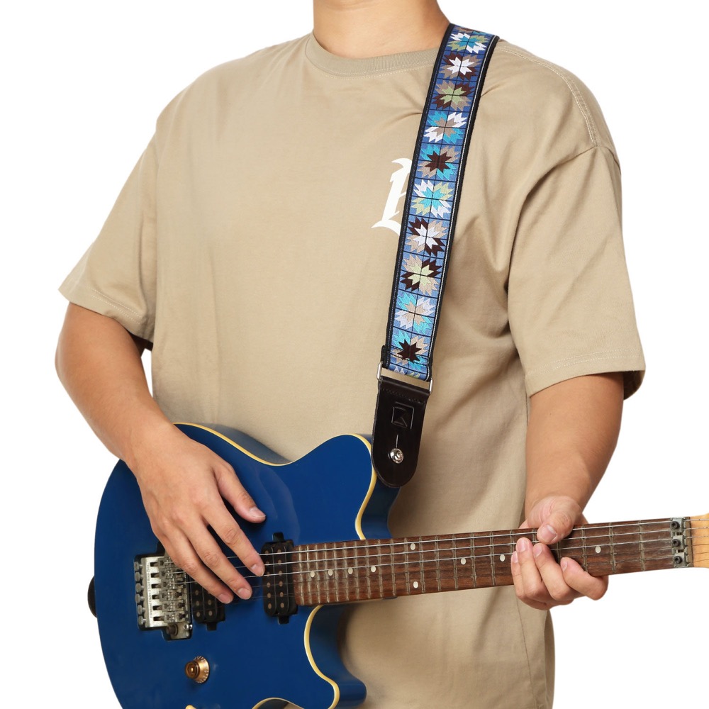 KIKUTANI キクタニ KSTR-304 ギターストラップ 取り付け例