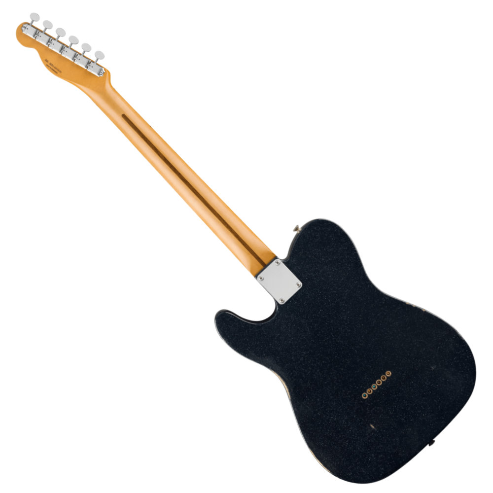 Fender フェンダー Brad Paisley Road Worn Telecaster MN Black Sparkle エレキギター テレキャスター ボディバック