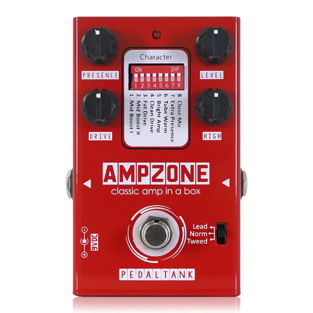 Pedal Tank ペダルタンク AMPZONE アンプシミュレーター ギターエフェクター ベースエフェクター