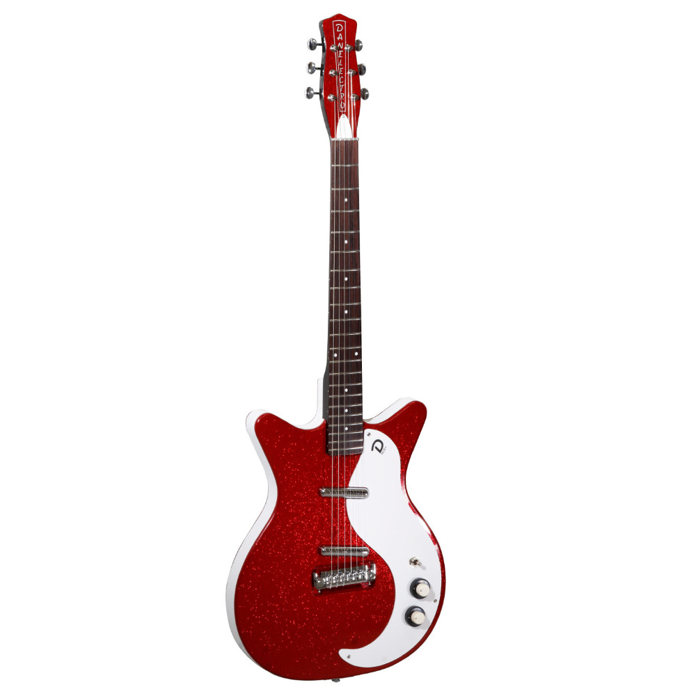 Danelectro ダンエレクトロ 59M NOS+ METALFLAKE RED エレキギター 本体画像 裏 