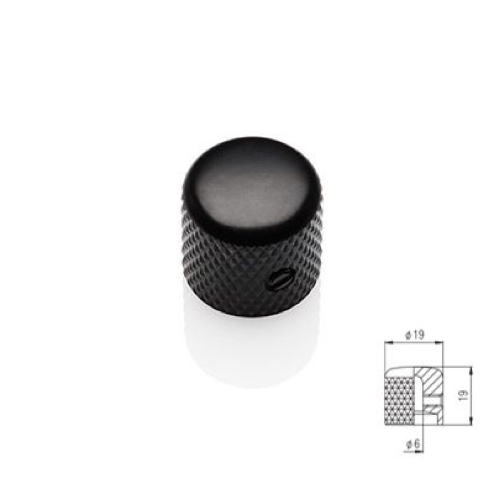 EMG イーエムジー Dome Knob Black Satin ドームノブ ブラックサテン 詳細画像