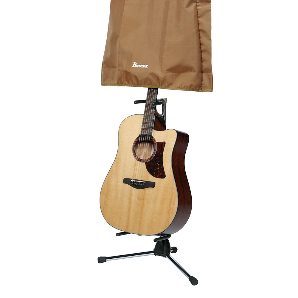 IBANEZ IDC1-BR ダストカバー アコースティックギターでの使用イメージ