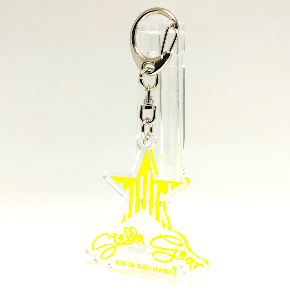STELLA GEAR ステラギア SG-AK YELLOW アクリルキーホルダー