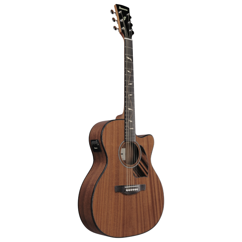 IBANEZ アイバニーズ PC34MHCE-NT PERFORMANCE Natural High Gloss エレクトリックアコースティックギター 斜めアングル画像