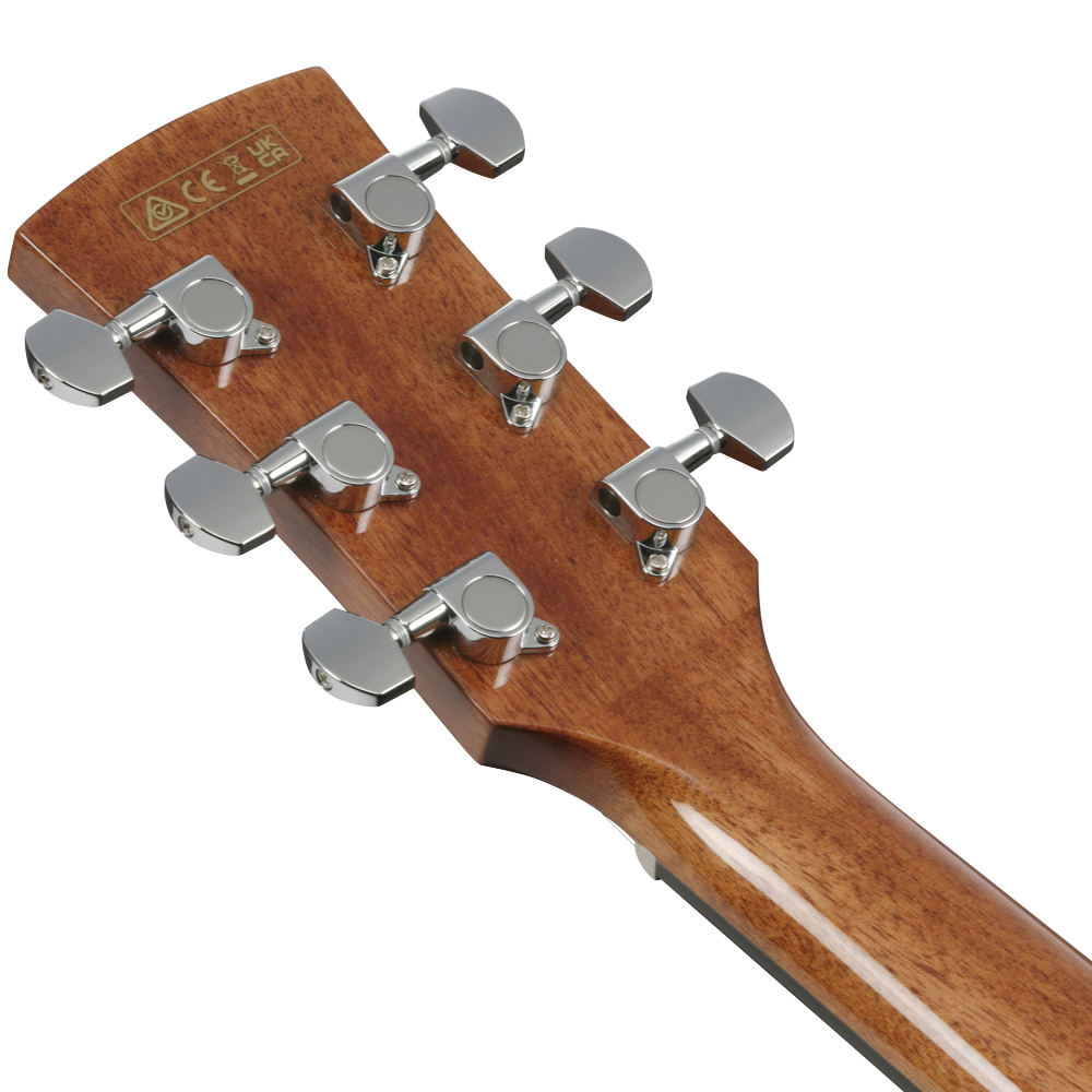 IBANEZ アイバニーズ PC34MHCE-NT PERFORMANCE Natural High Gloss エレクトリックアコースティックギター ヘッドバック画像