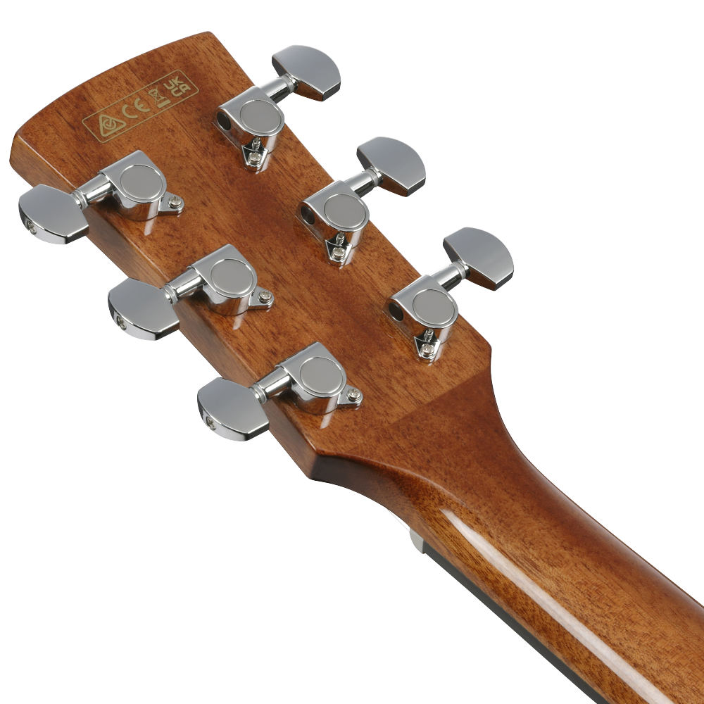 IBANEZ アイバニーズ PC34CE-NT PERFORMANCE Natural High Gloss エレクトリックアコースティックギター ヘッドバック画像