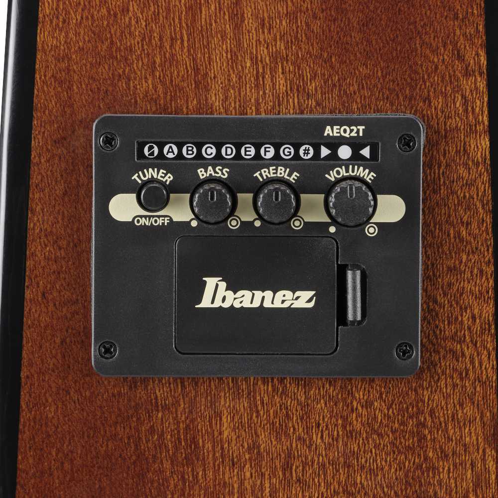 IBANEZ アイバニーズ PF34MHE-NT PERFORMANCE Natural High Gloss エレクトリックアコースティックギター プリアンプ画像