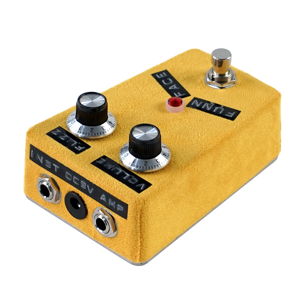 Shin’s Music シンズミュージック FUNN FACE FUZZ YL ファズ ギターエフェクター イエロー 全体