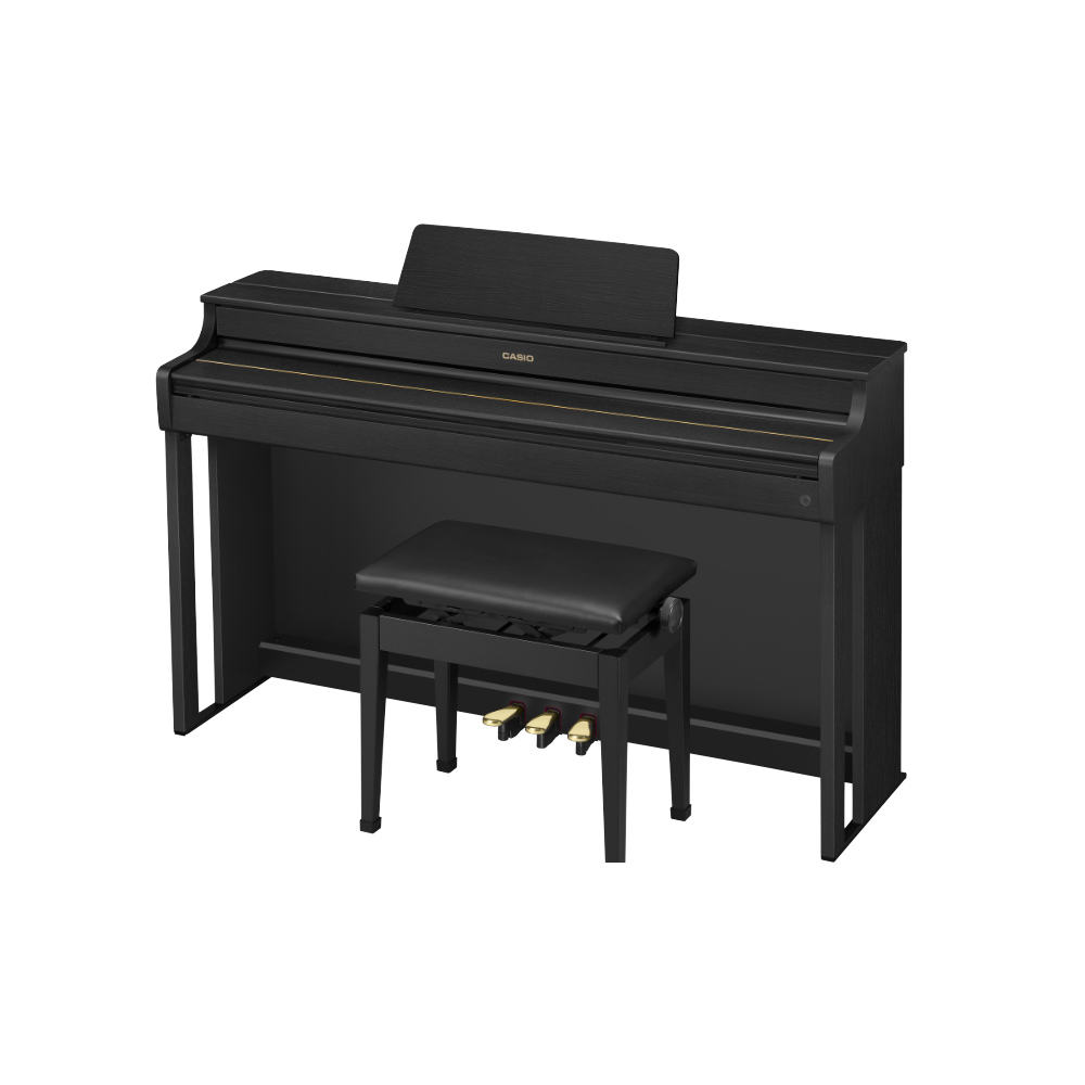 CASIO カシオ CELVIANO AP-300BK セルヴィアーノ ブラック 電子ピアノ 【組立設置無料サービス中】 アングル画像