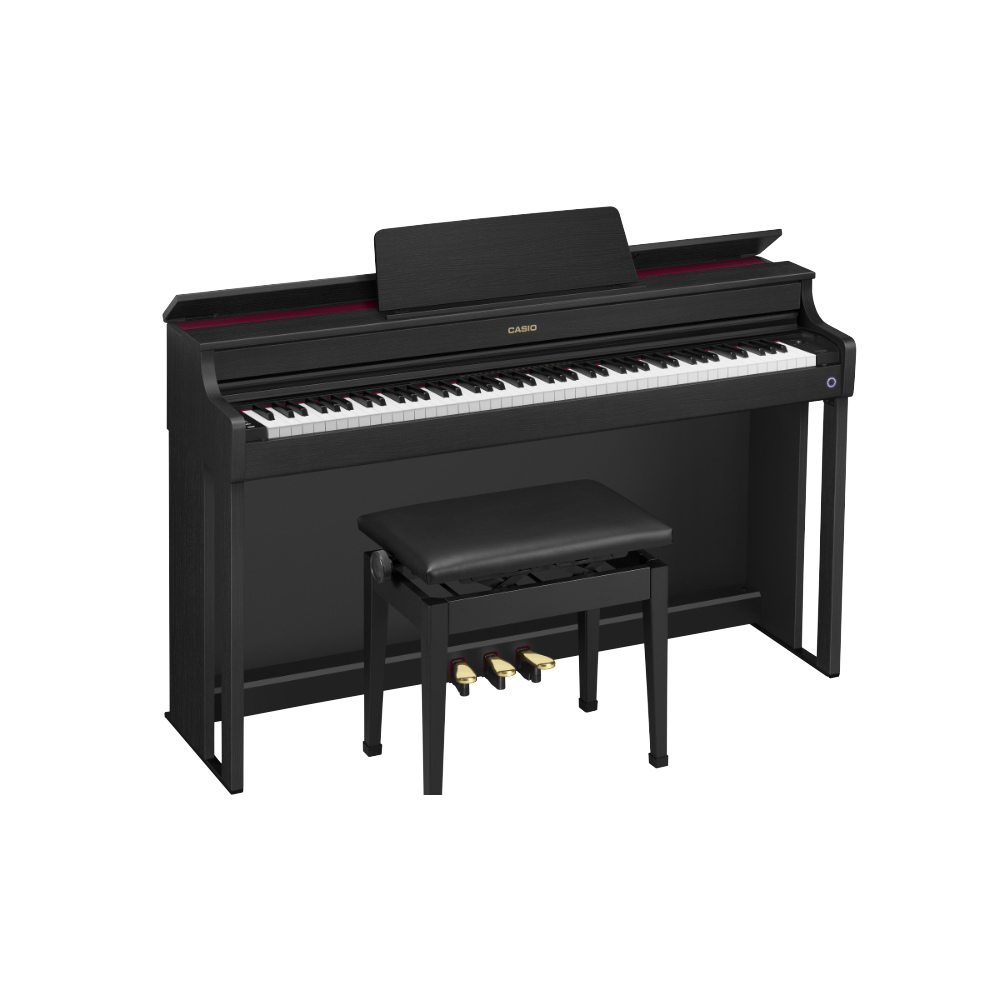 CASIO カシオ CELVIANO AP-300BK セルヴィアーノ ブラック 電子ピアノ 【組立設置無料サービス中】 アングル画像