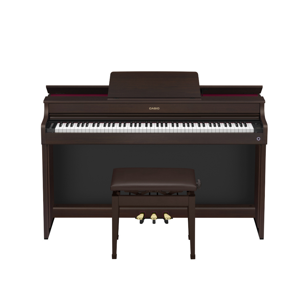 CASIO カシオ CELVIANO AP-300BN セルヴィアーノ ブラウン 電子ピアノ【組立設置無料サービス中】 正面画像