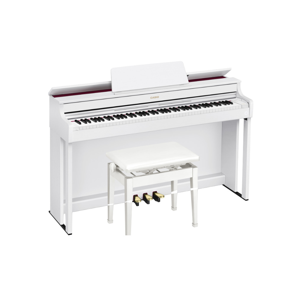 CASIO カシオ CELVIANO AP-300WE セルヴィアーノ ホワイト 電子ピアノ 【組立設置無料サービス中】 アングル画像