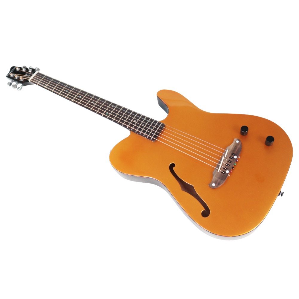 SCHECTER OL-FL-P GO エレクトリックアコースティックギター 本体画像 斜め 1