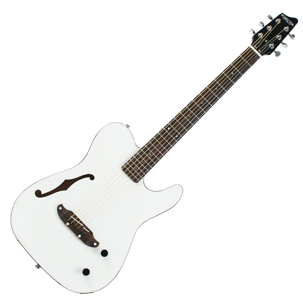 SCHECTER OL-FL-P WHT エレクトリックアコースティックギター