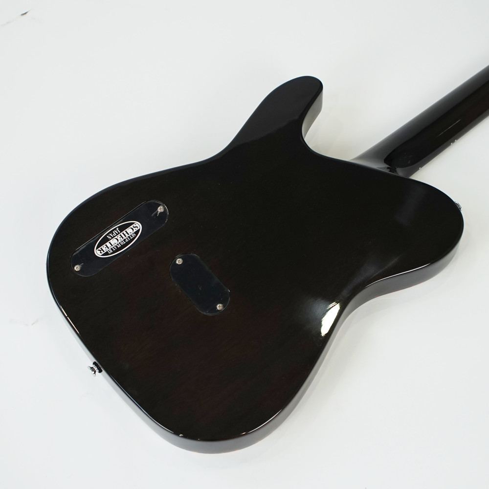 SCHECTER OL-FL-P WHT エレクトリックアコースティックギター ボディバック画像