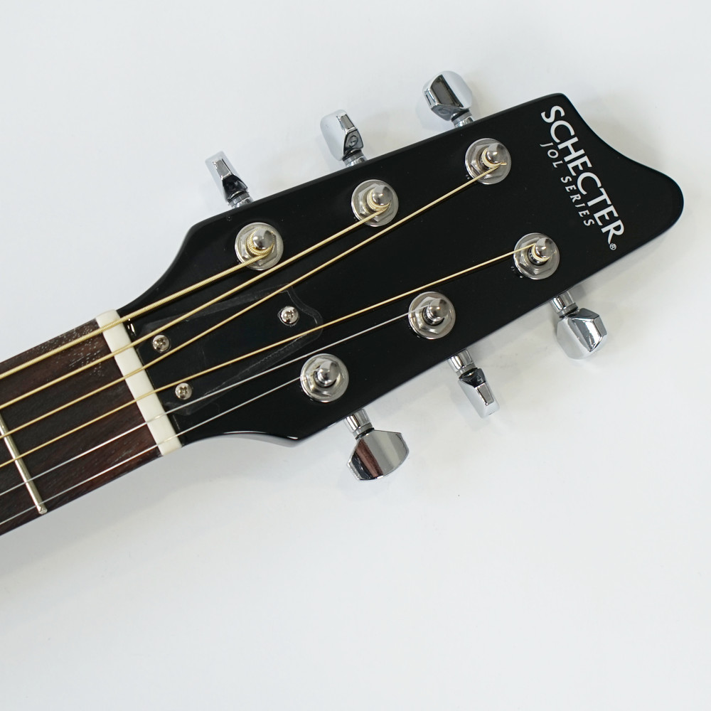 SCHECTER OL-FL-P WHT エレクトリックアコースティックギター ヘッド画像