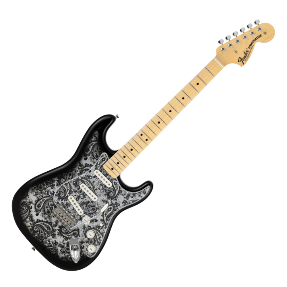 Fender フェンダー Made in Japan Limited Stratocaster Black Paisley エレキギター ストラトキャスター