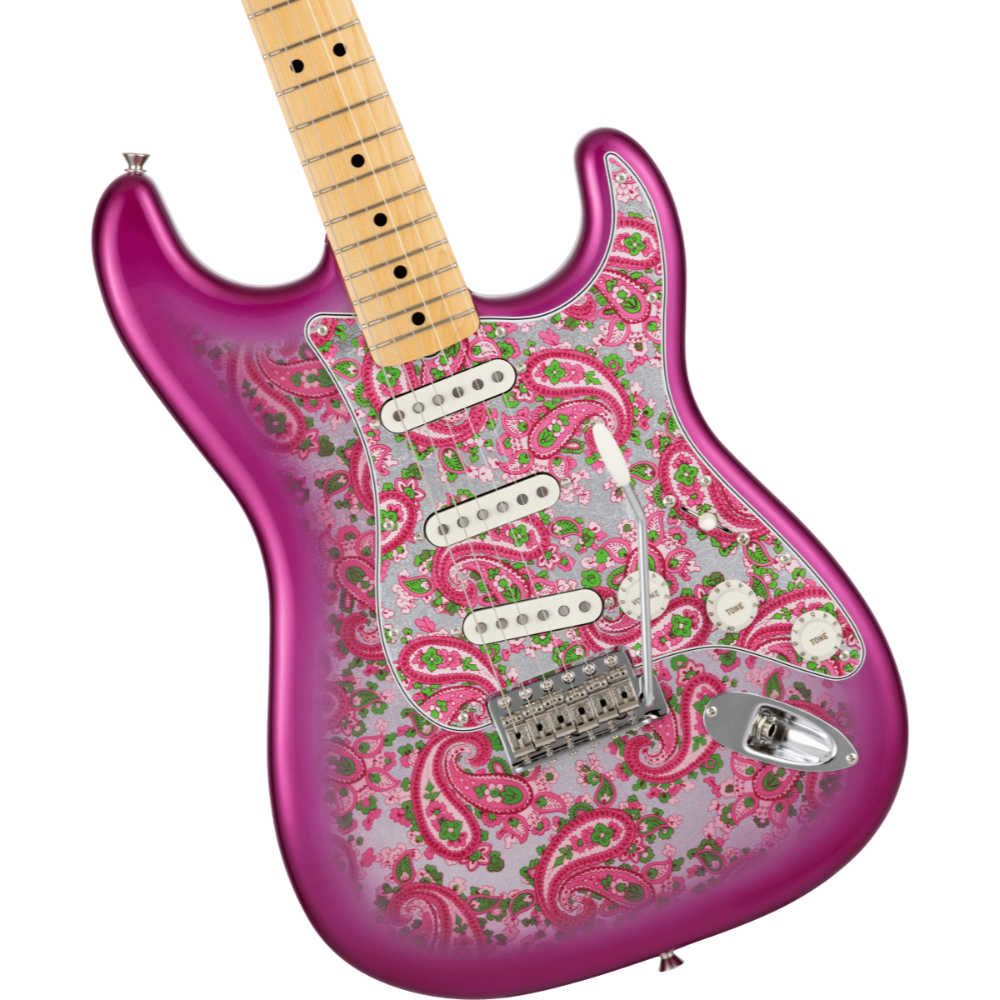 Fender フェンダー Made in Japan Limited Stratocaster Pink Paisley エレキギター ストラトキャスター ボディ画像