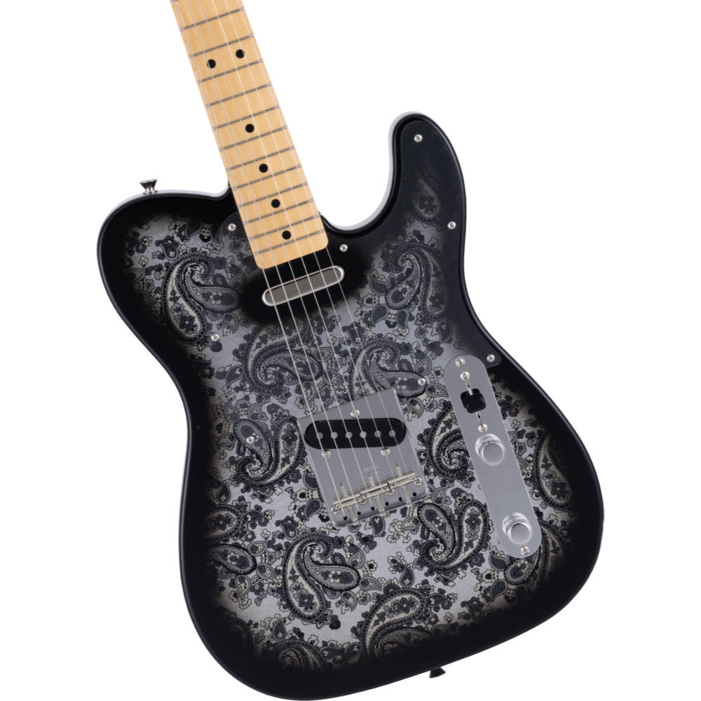 Fender フェンダー Made in Japan Limited Telecaster Black Paisley エレキギター テレキャスター ボディ画像