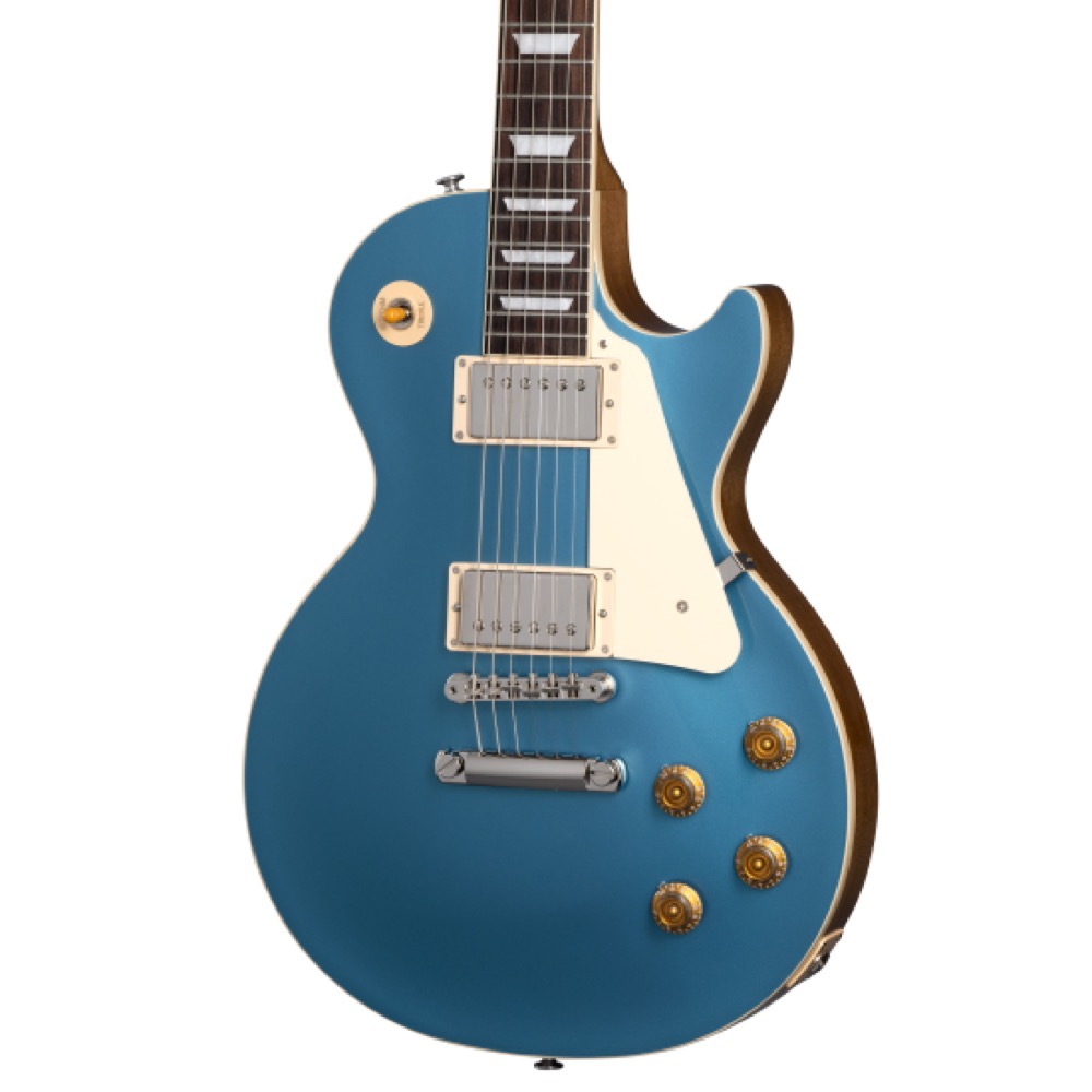 ギブソン レスポール Gibson Les Paul Standard 50s Plain Top Pelham Blue エレキギター ボディトップ画像