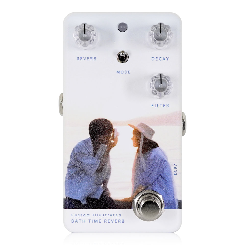 Animals Pedal アニマルズペダル Custom Illustrated BTR yung kai 01 blue リバーブ ギターエフェクター